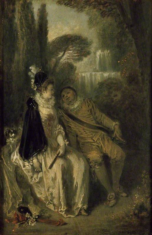 Il riposo grazioso - Antoine Watteau