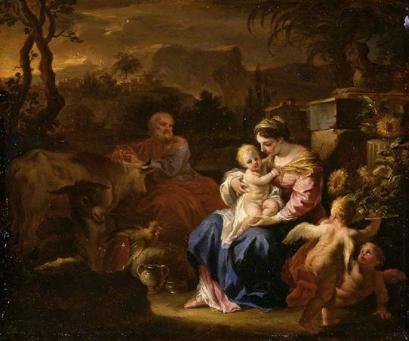 La fuga in Egitto - Francesco Solimena