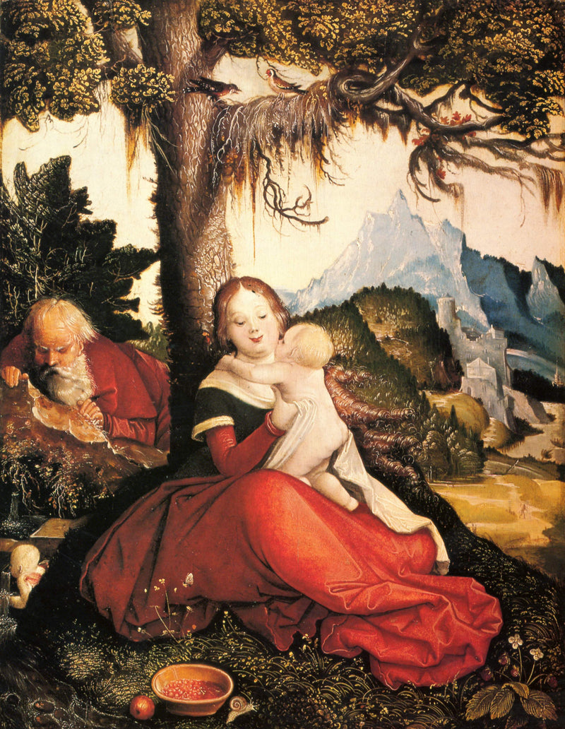 La repos pendant la fuite en Égypte - Hans Baldung Grien