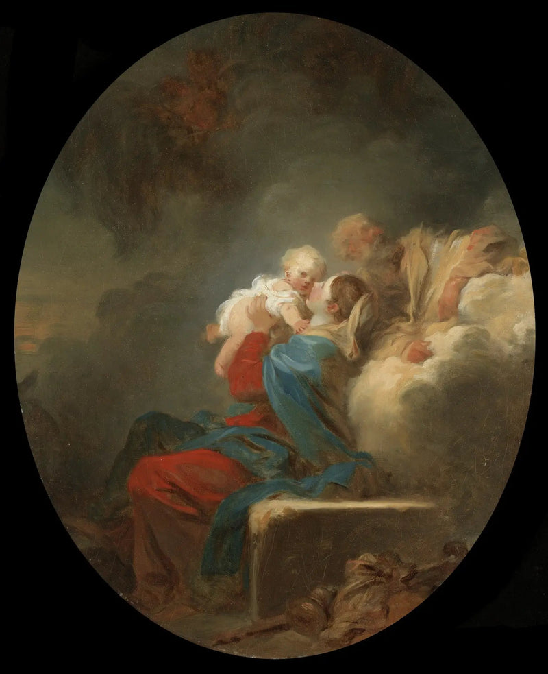 La fuga in Egitto - Jean-Honoré Fragonard