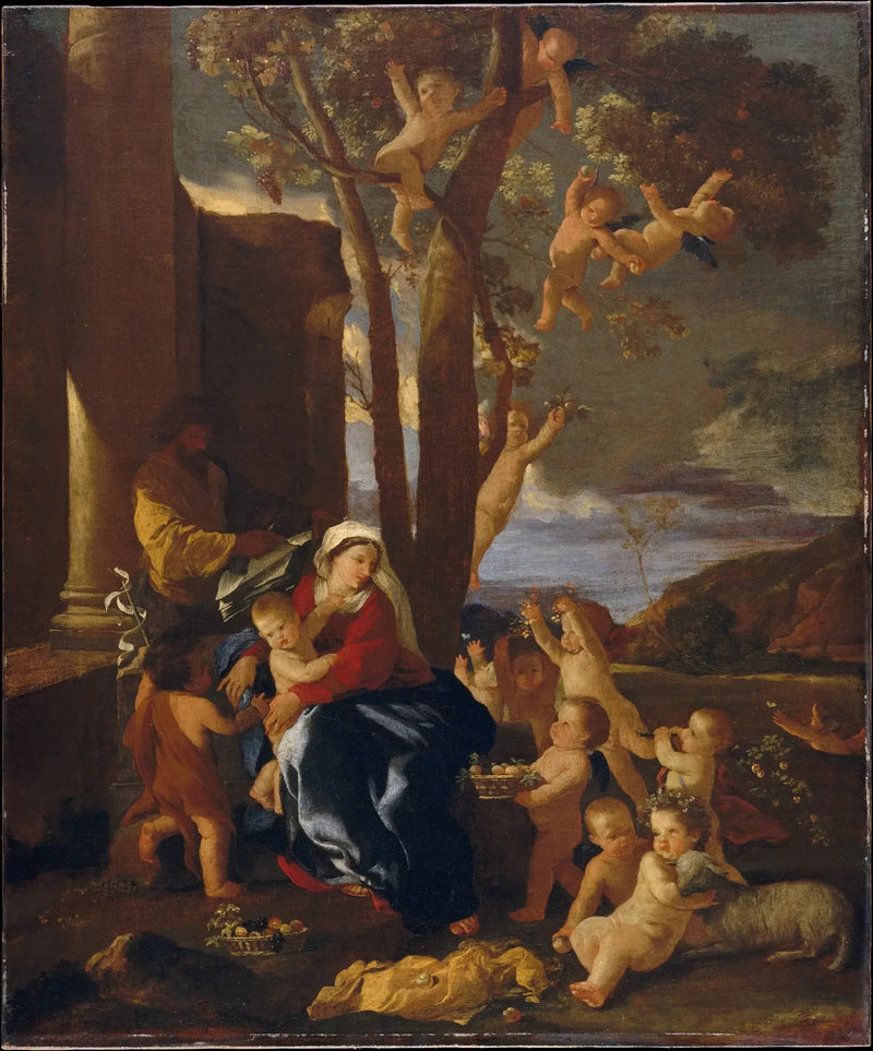 La Repos pendant la fuite en Égypte - Nicolas Poussin