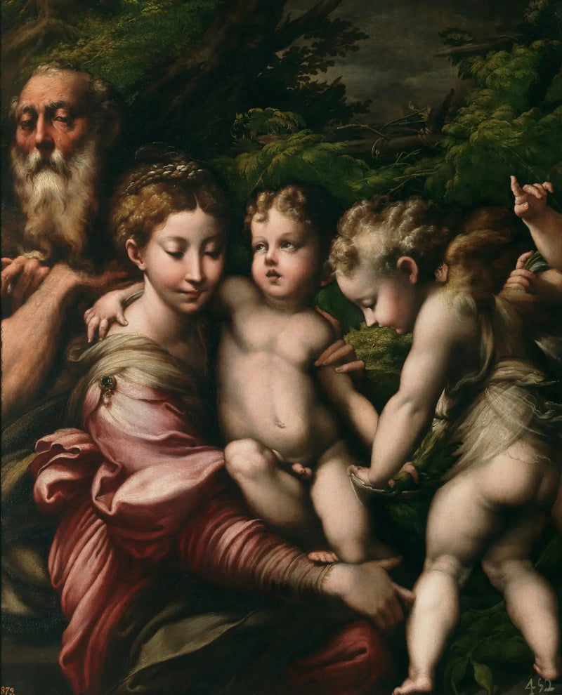 La repos pendant la fuite en Égypte - Parmigianino