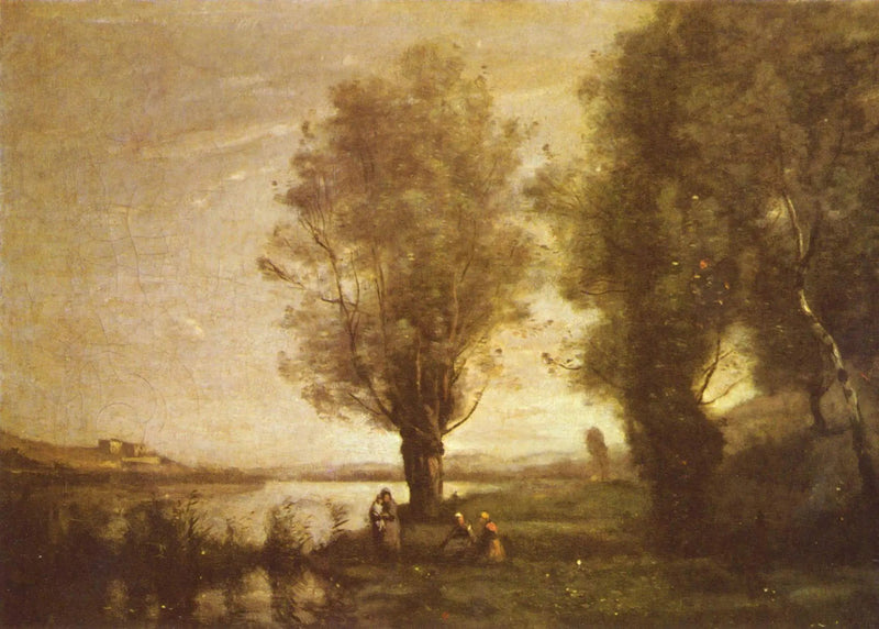 Il Riposo sotto i salici - Jean-Baptiste Camille Corot