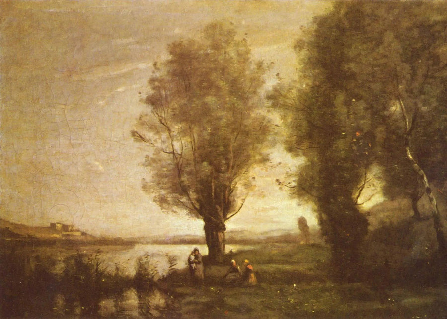 Il Riposo sotto i salici - Jean-Baptiste Camille Corot