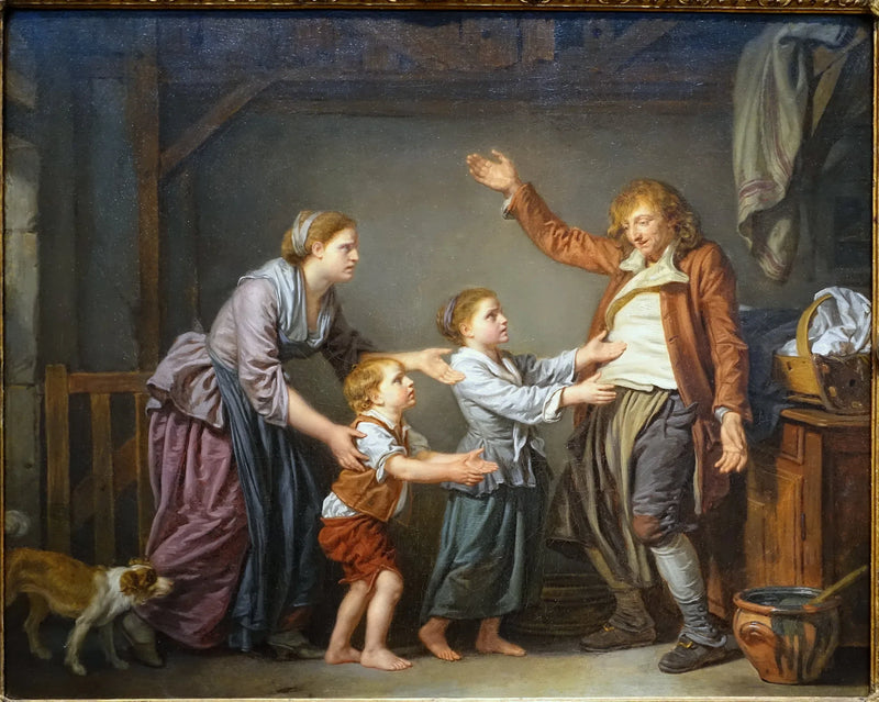 Il ritorno dell’ubriaco - Jean-Baptiste Greuze