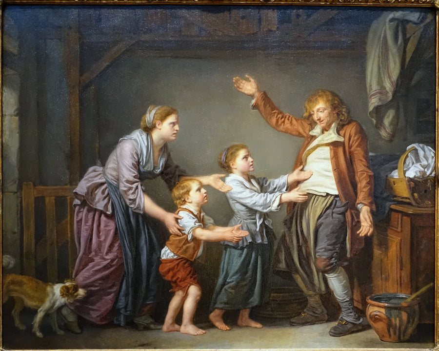 Il ritorno dell’ubriaco - Jean-Baptiste Greuze