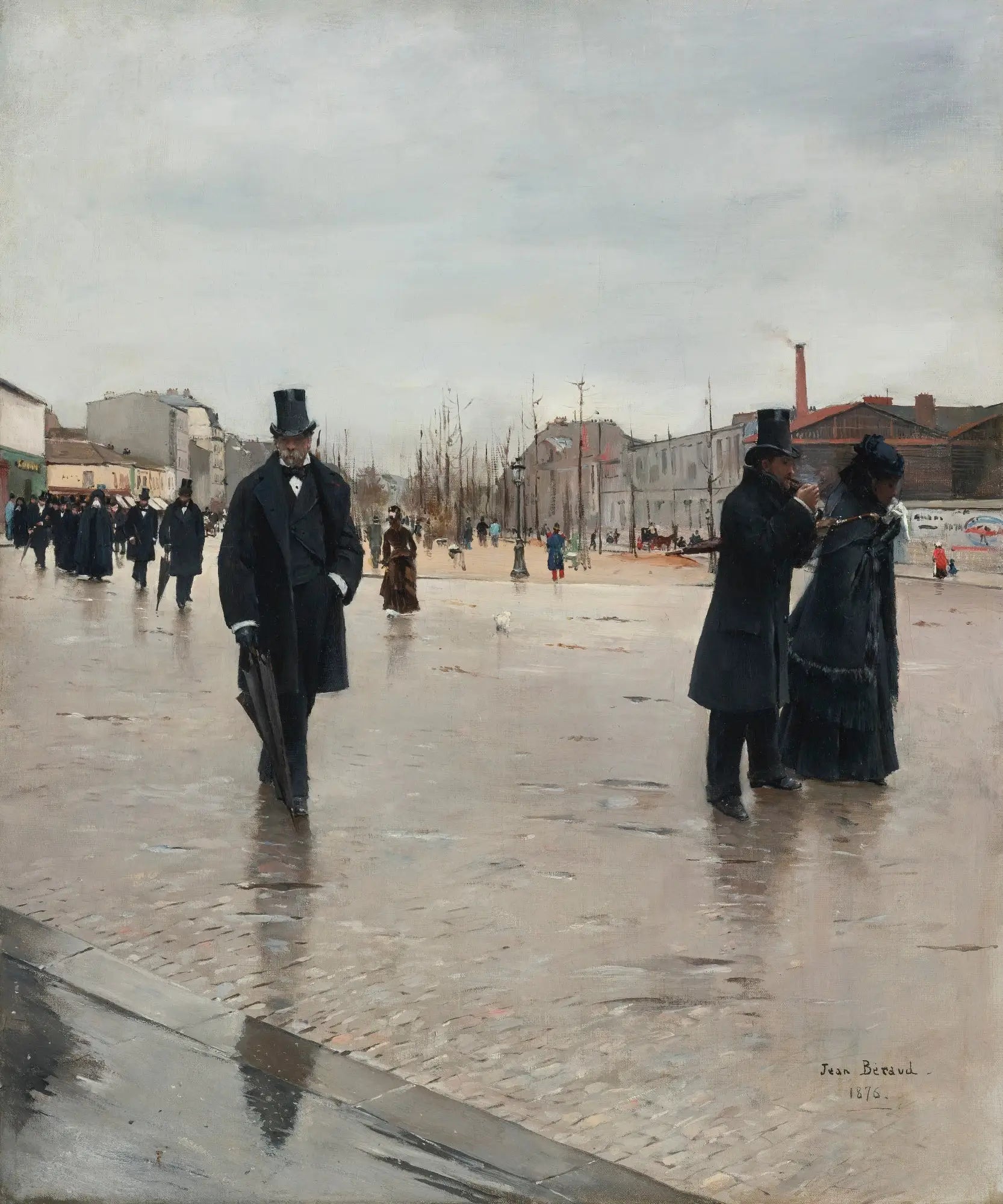 Le Retour de l’enterrement - Jean Béraud - Alpha Reproduction