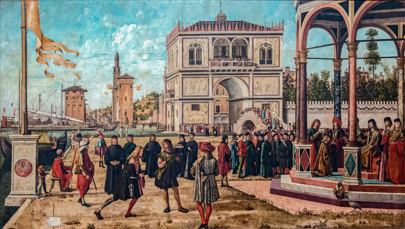Il ritorno degli ambasciatori alla corte d'Inghilterra - Vittore Carpaccio