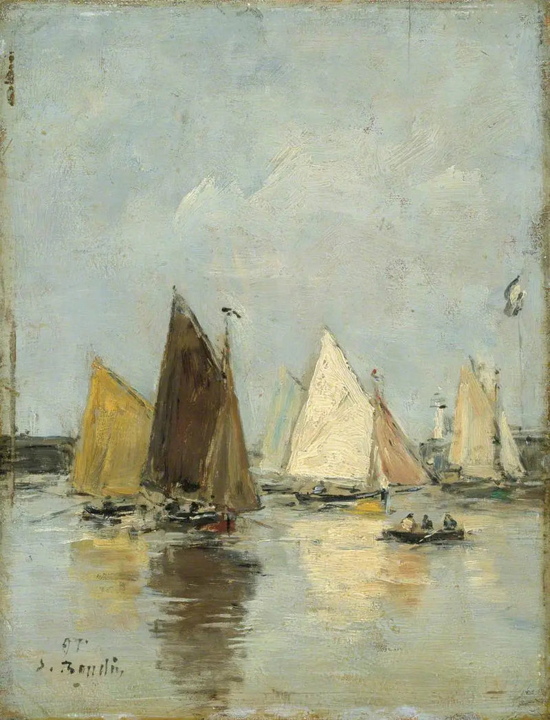 Il ritorno delle barche - Eugène Boudin