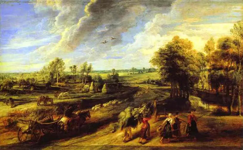Il Ritorno dei contadini dei campi - Peter Paul Rubens