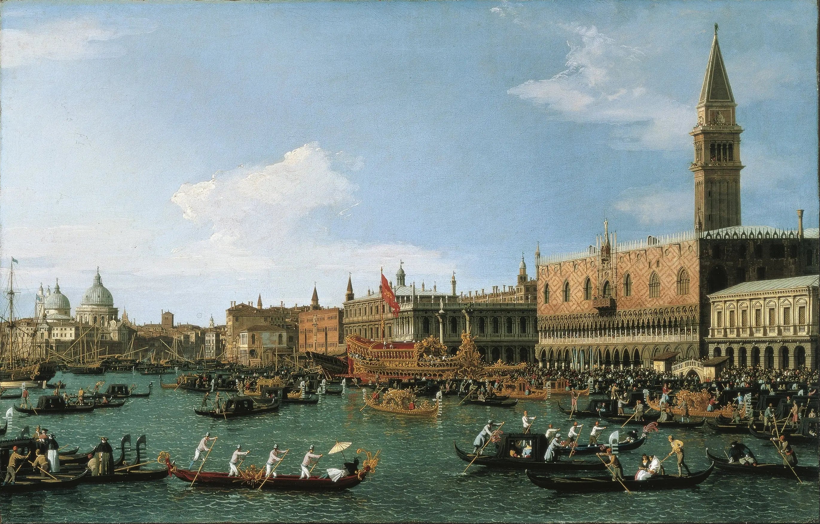 Le Retour du Bucentaure le jour de l’Ascension - Canaletto - Alpha Reproduction
