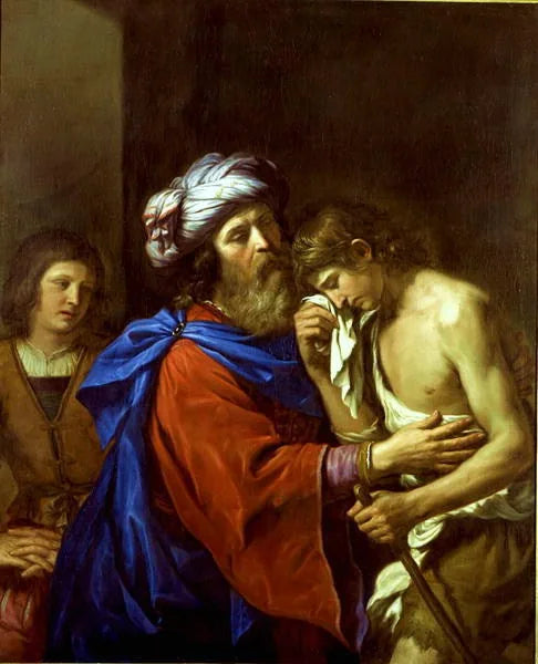 Il ritorno del figliol prodigo. - Guercino