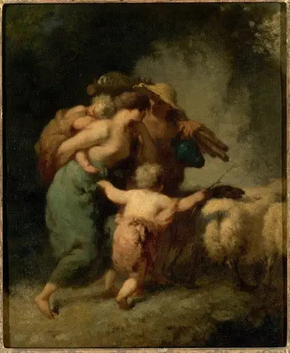 Il ritorno del gregge - Jean-François Millet