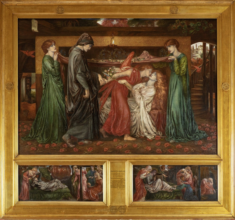 Il sogno di Dante il giorno della morte di Beatrice - Dante Gabriel Rossetti