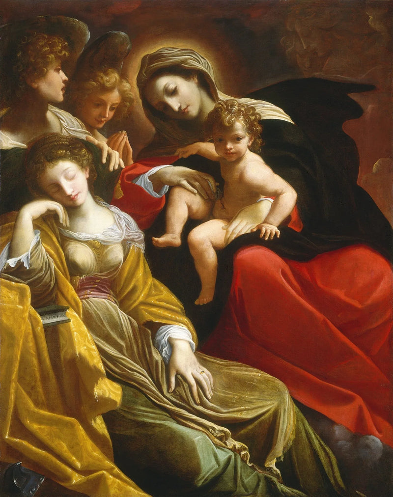 Il sogno di Santa Caterina d'Alessandria - Ludovico Carracci