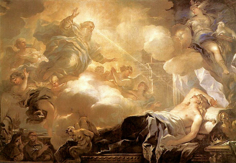 Il sogno di Salomone - Luca Giordano