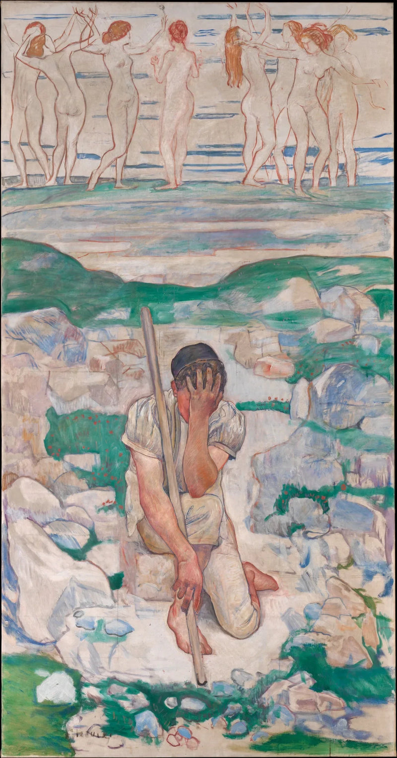 Il sogno del pastore (Der Traum des Hirten) - Ferdinand Hodler
