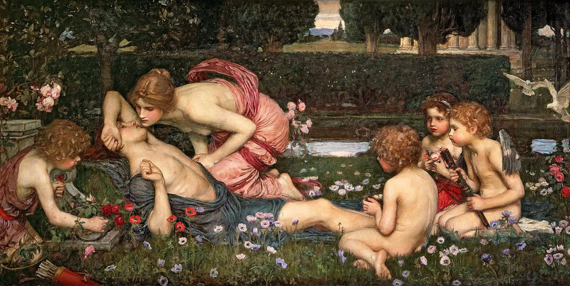 Il risveglio di Adone - John William Waterhouse