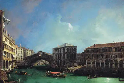 Il Rialto, dal Nord - Canaletto