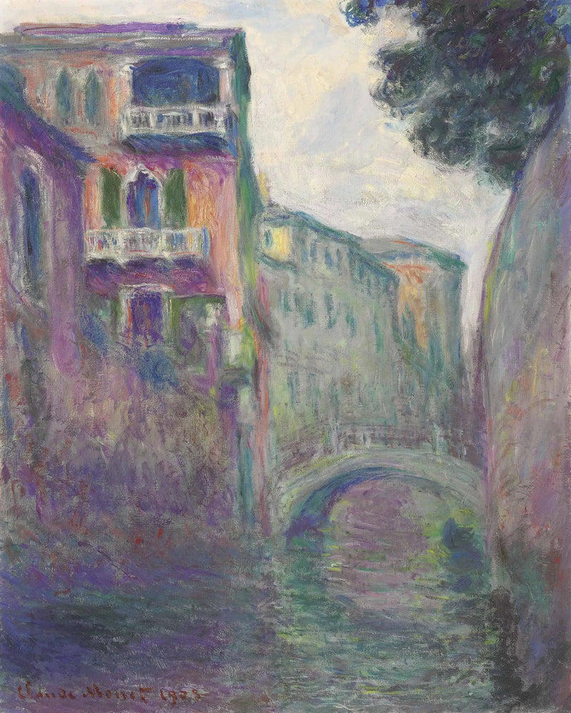 Il Rio de la Salute - Claude Monet
