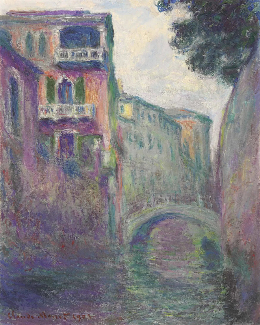 Il Rio de la Salute - Claude Monet