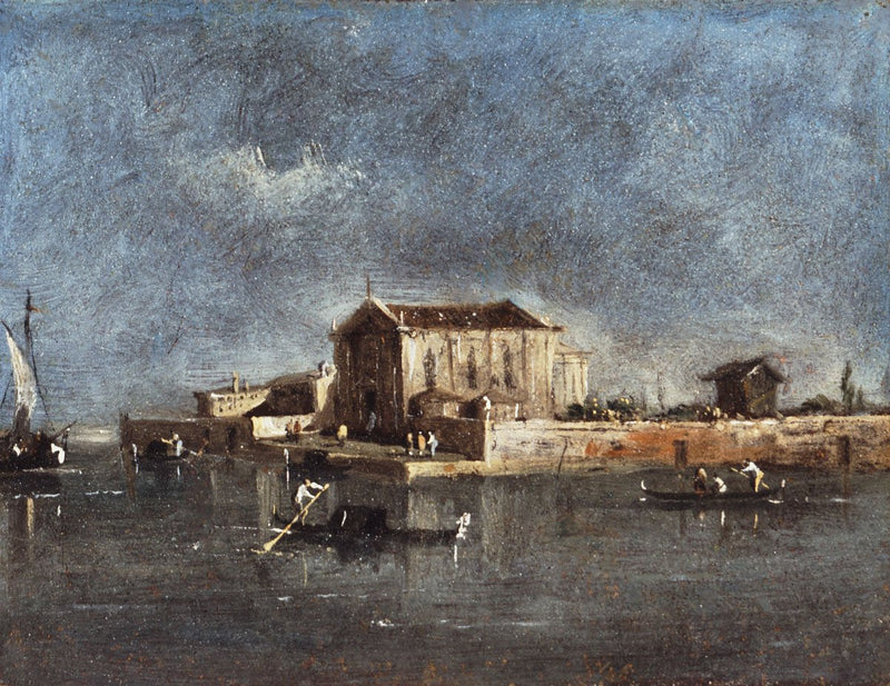 Il Rio dei Mendicanti a Venezia - Francesco Guardi