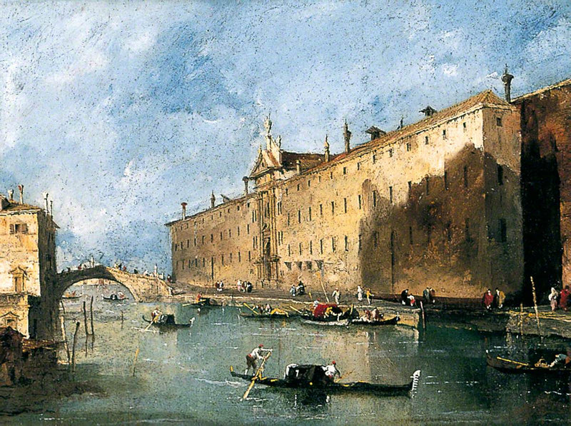 Il « Rio dei mendicanti » - Francesco Guardi