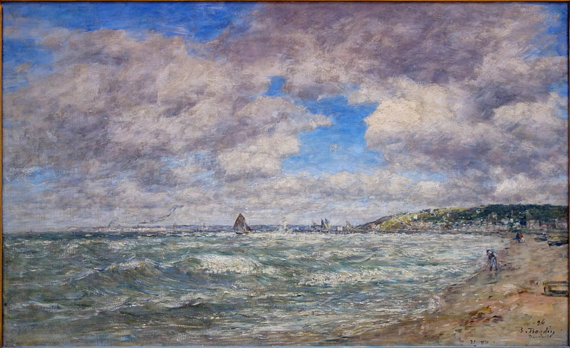 La Riva di Deauville - Eugène Boudin