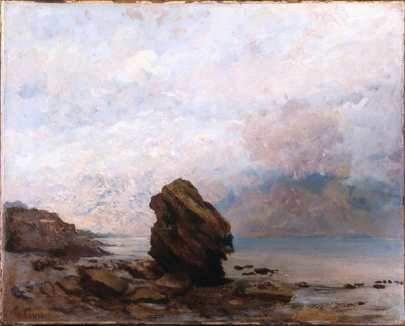 La Roccia isolata - Gustave Courbet