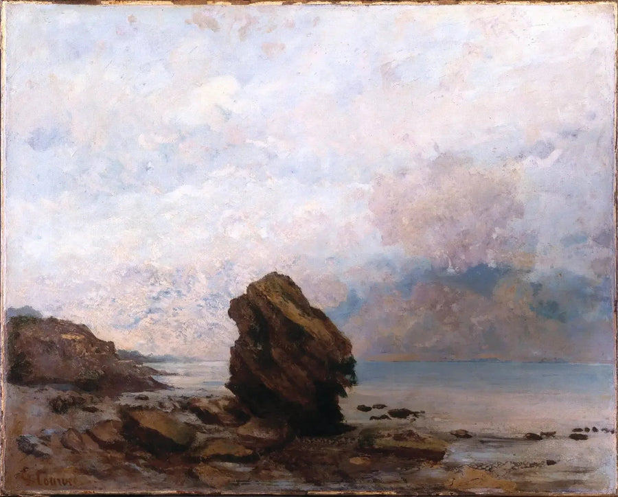 La Roccia isolata - Gustave Courbet
