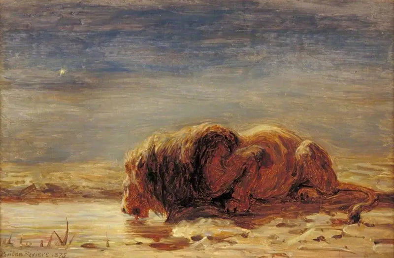 Il re beve - Briton Rivière