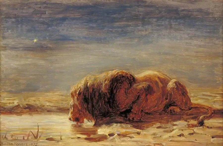 Il re beve - Briton Rivière