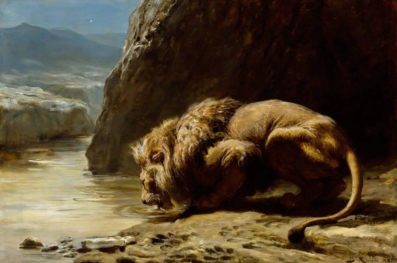 Il re beve - Briton Rivière
