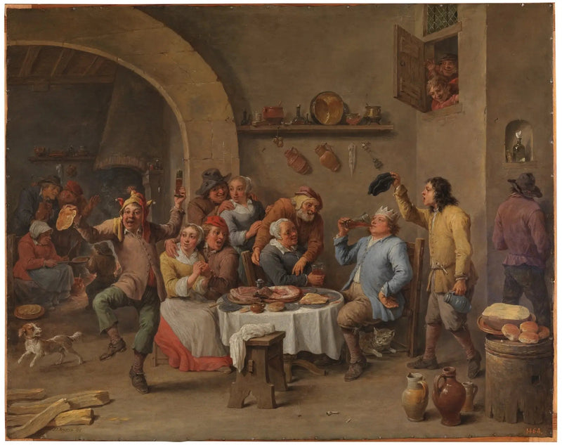 Il re beve - David Teniers il Giovane