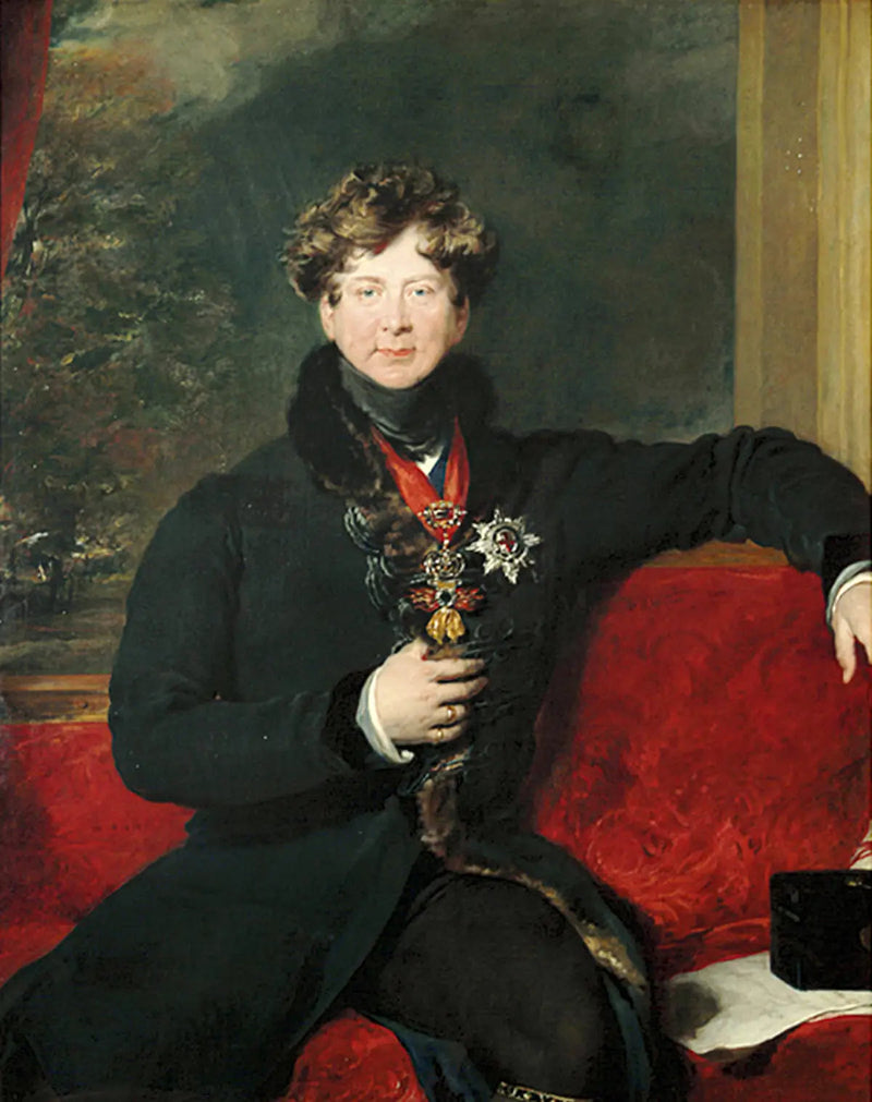 Il re Giorgio IV seduto, in abito mattutino - Thomas Lawrence