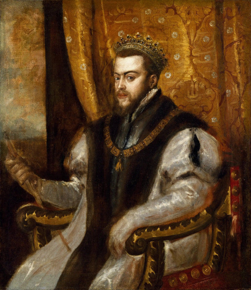 Il re Filippo II di Spagna - Tiziano