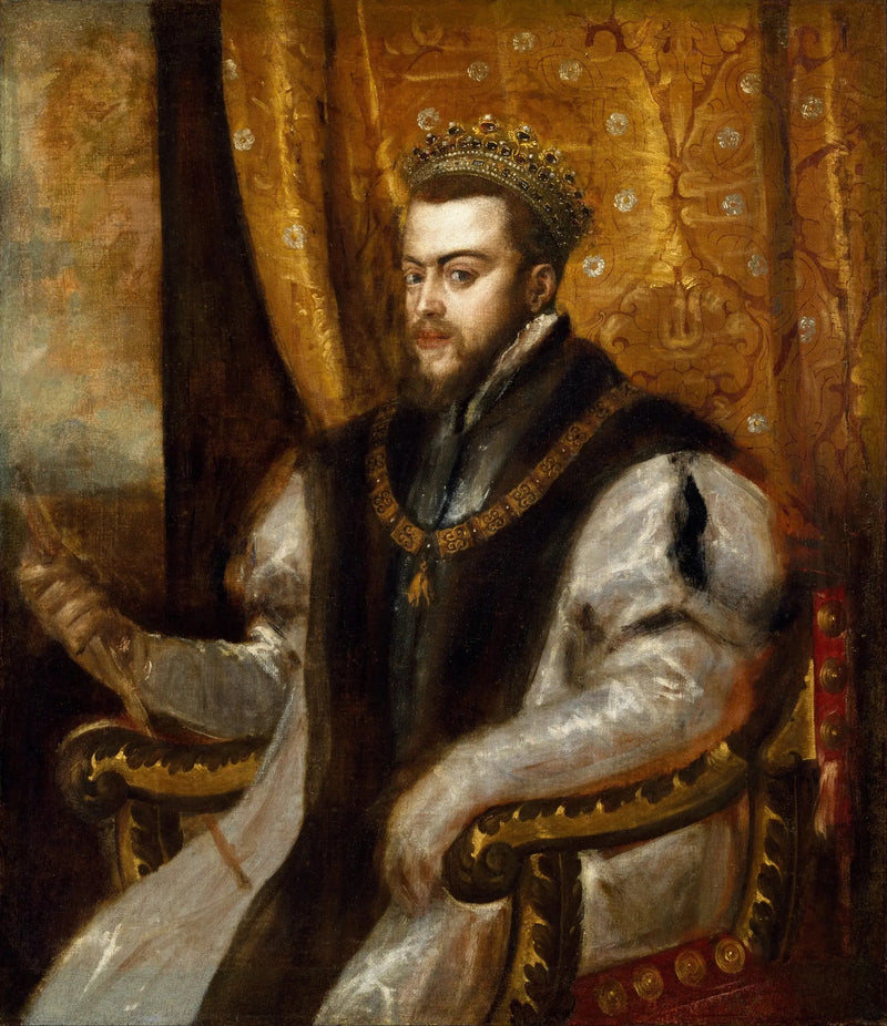 Il re Filippo II di Spagna - Tiziano