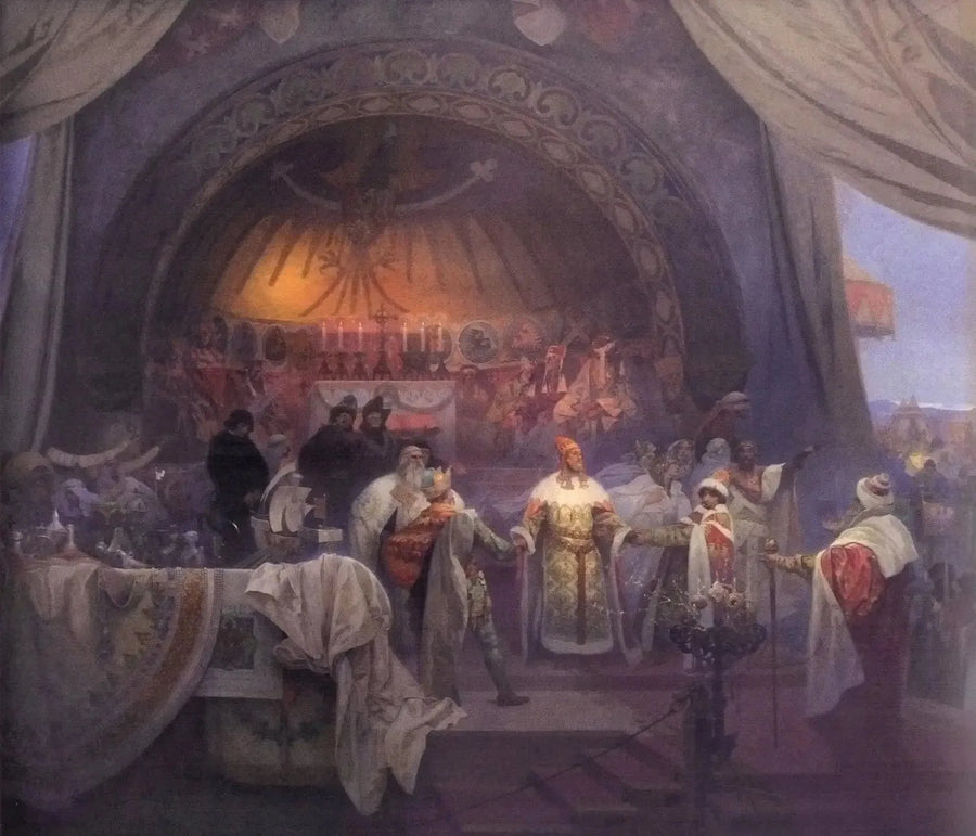 Il Re Premysl Ottokar II di Boemia - Alphonse Mucha