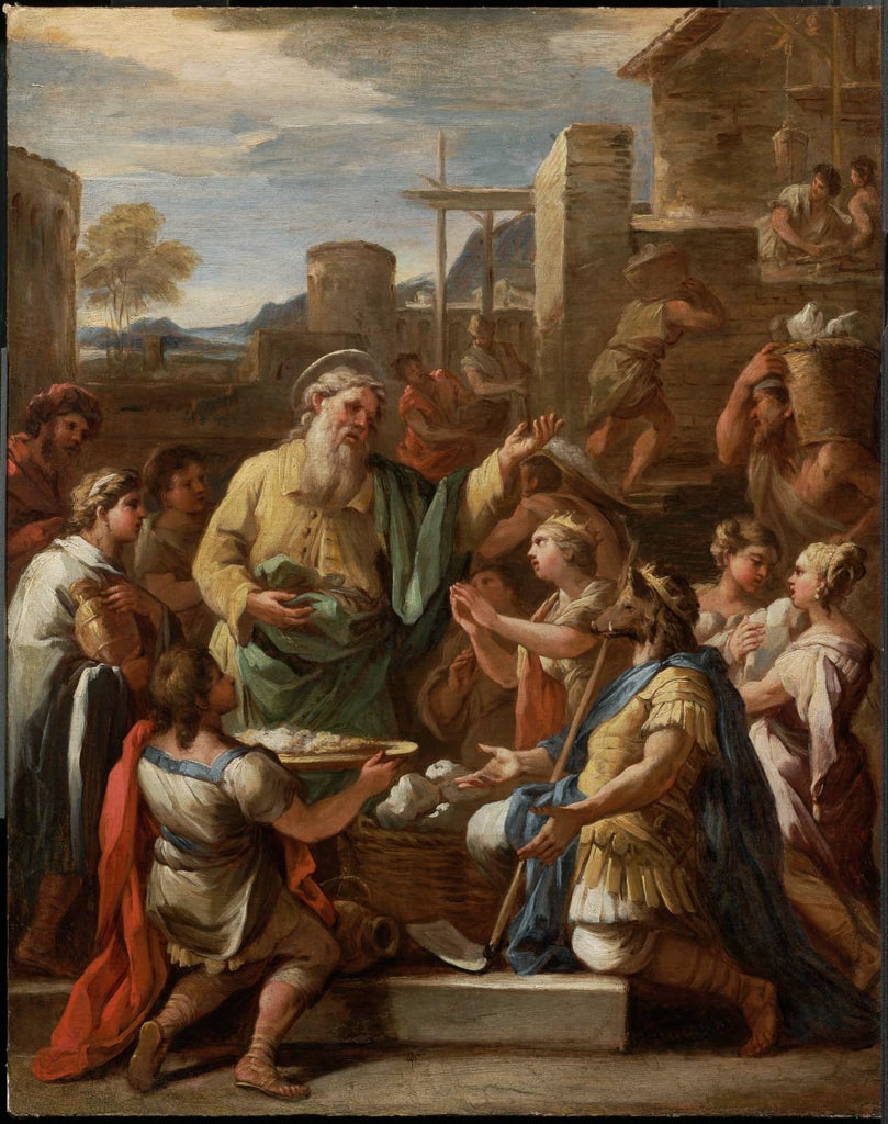 Il re Tiridate davanti a san Gregorio l'Armeno - Luca Giordano