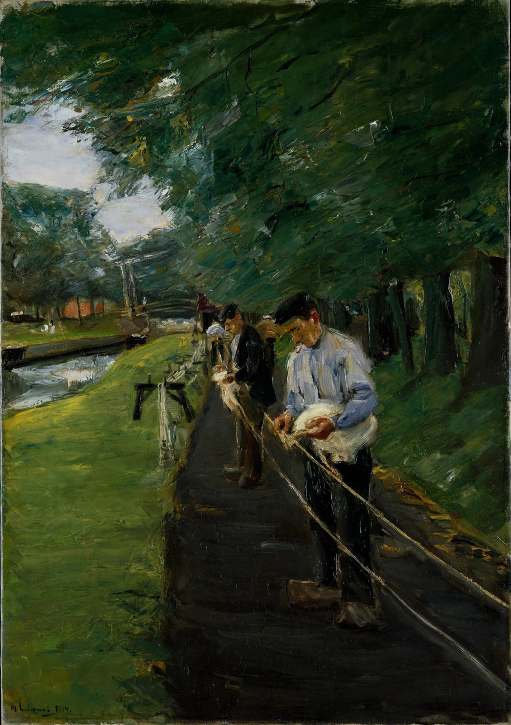 Le Ropewalk à Edam - Max Liebermann - Alpha Reproduction