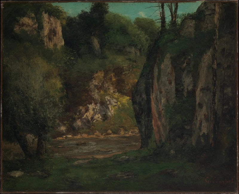 Il ruscello nascosto - Gustave Courbet