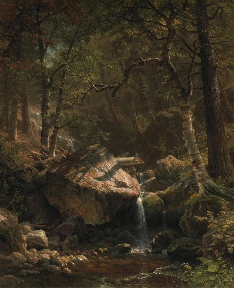 Il ruscello di montagna - Albert Bierstadt