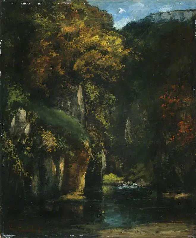 Il ruscello del Pozzo Nero - Gustave Courbet