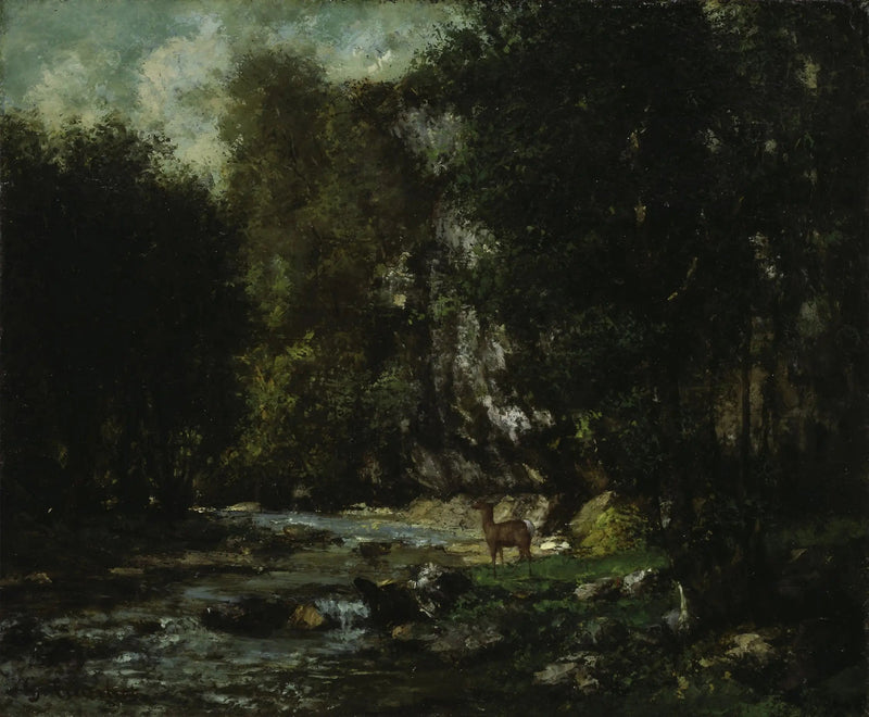Il ruscello del Pozzo-Nero - Gustave Courbet