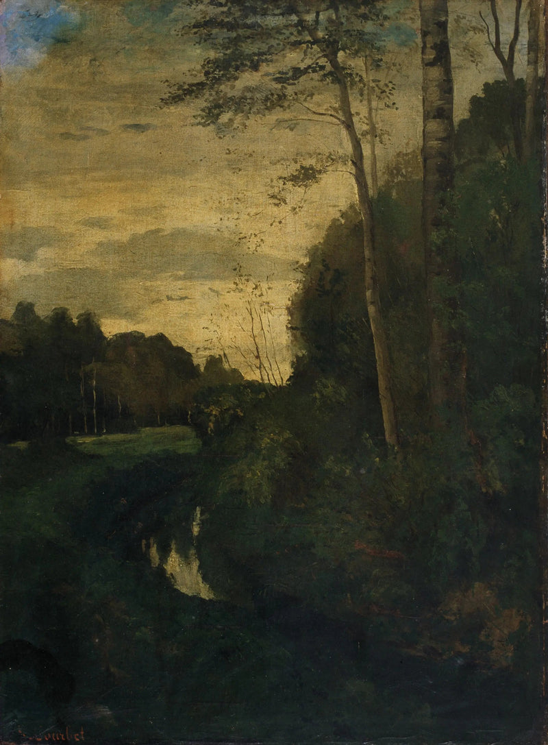 Il ruscello - Gustave Courbet