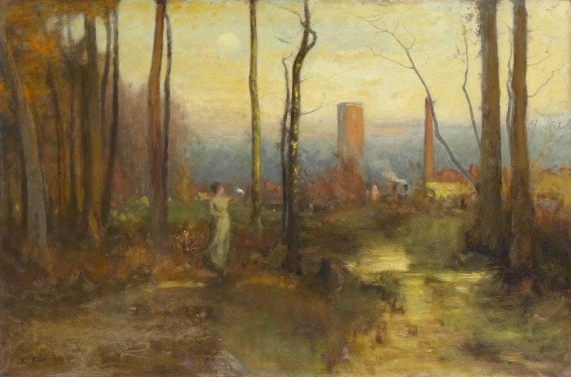 Il ruscello Mill, Montclair, New Jersey - George Inness