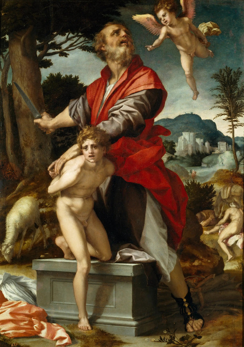 Il sacrificio di Isacco - Andrea del Sarto