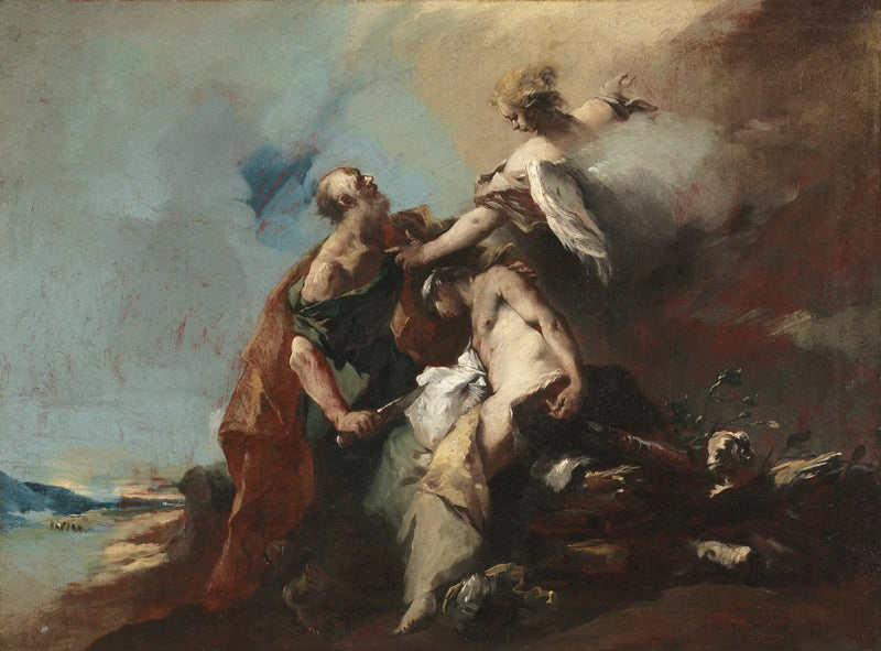 Il sacrificio di Isacco - Francesco Guardi