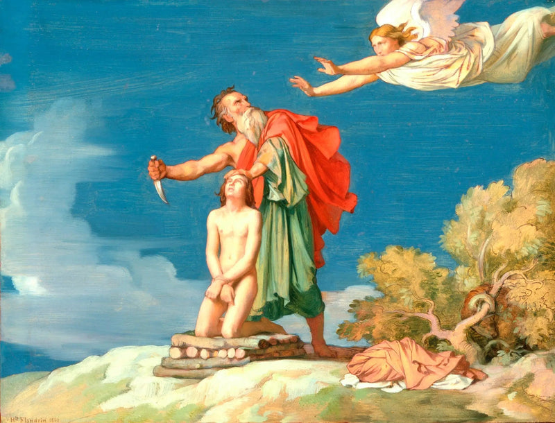 Il Sacrificio di Isacco - Hippolyte Flandrin