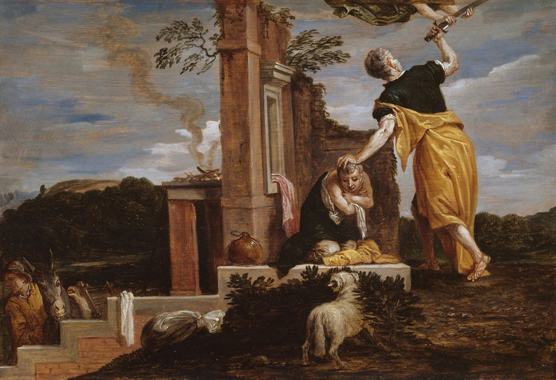 Il sacrificio di Isacco di Abramo - David Teniers il Giovane